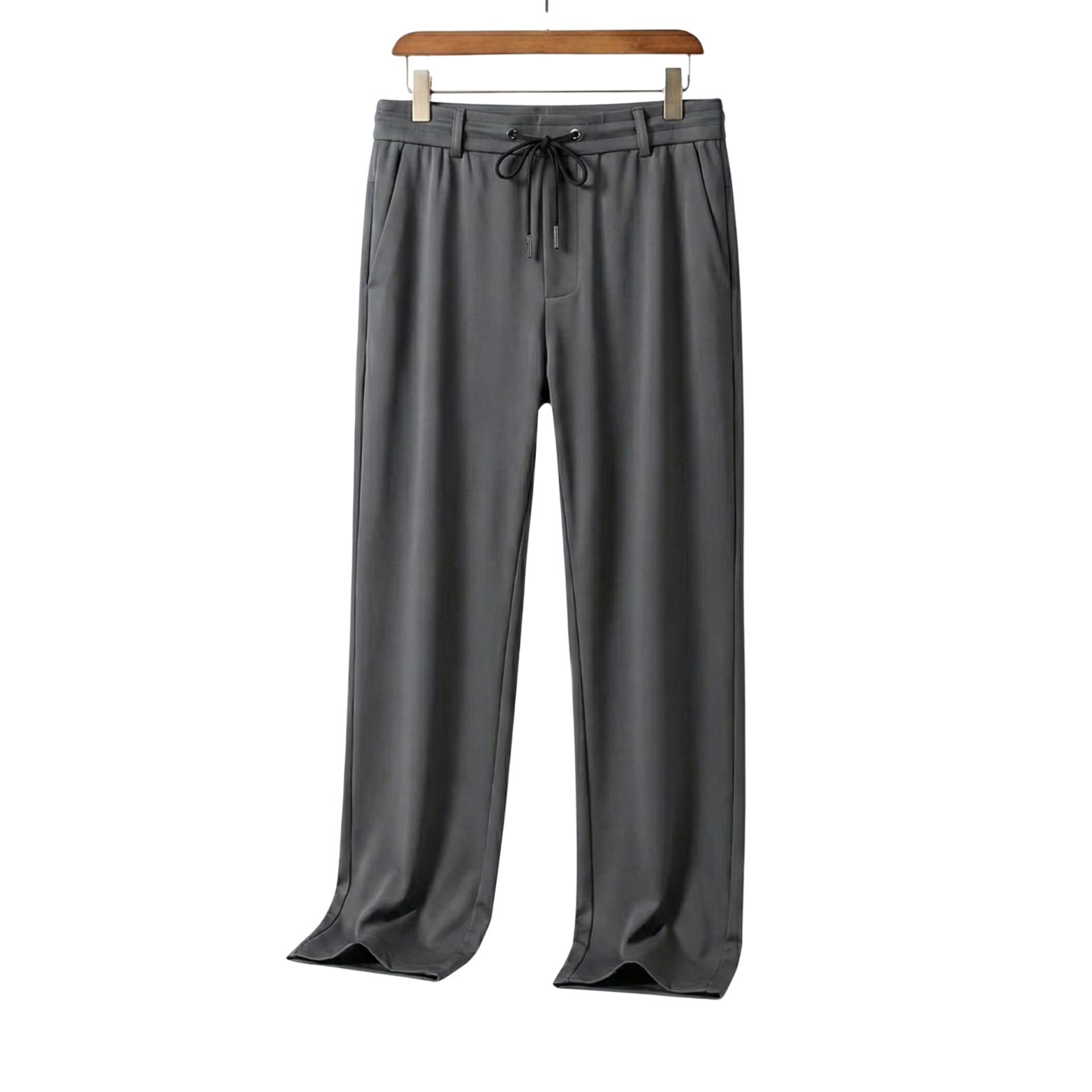 Gray thermal lined dress pants front – The Crew