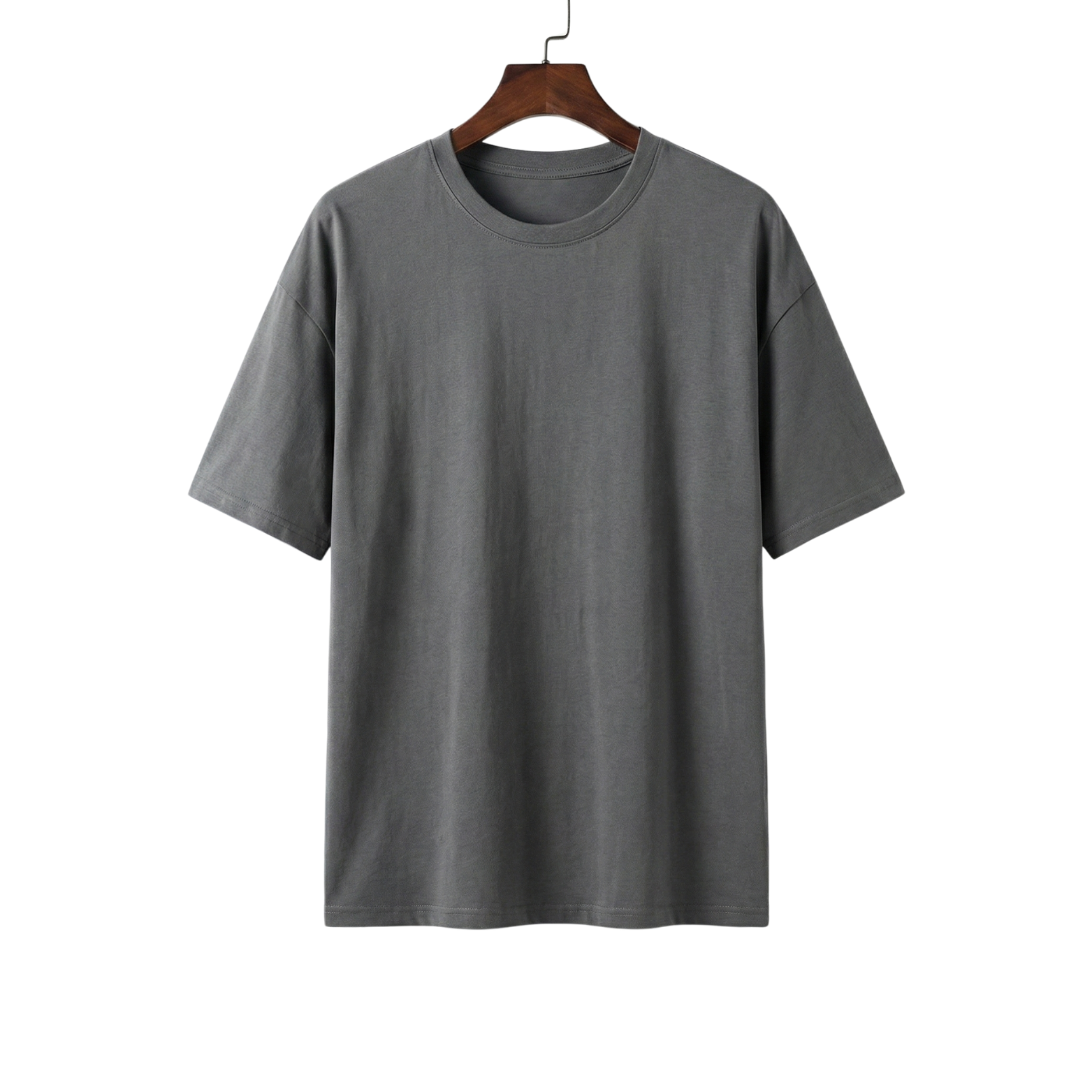 Men’s Oversized Dark Gray Streetwear T-Shirt – The Crew