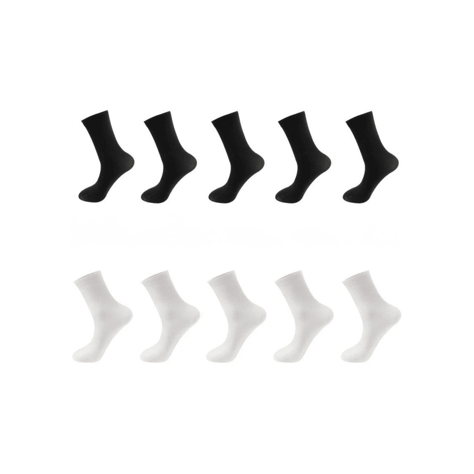 Men’s Cotton Business Socks 10 Pack – Breathable - The Crew