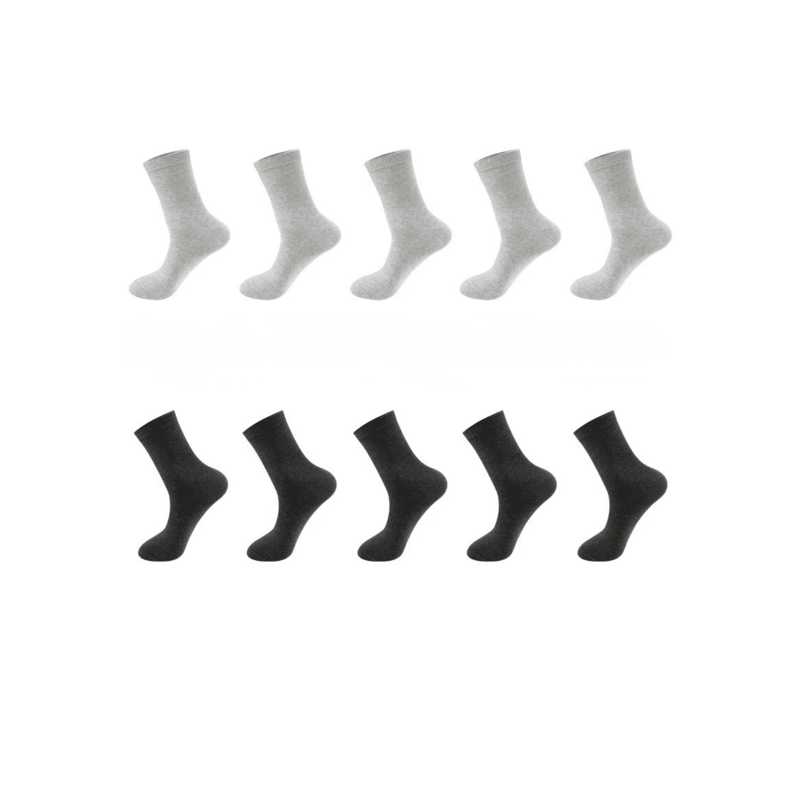 Men’s Cotton Business Socks 10 Pack – Breathable - The Crew