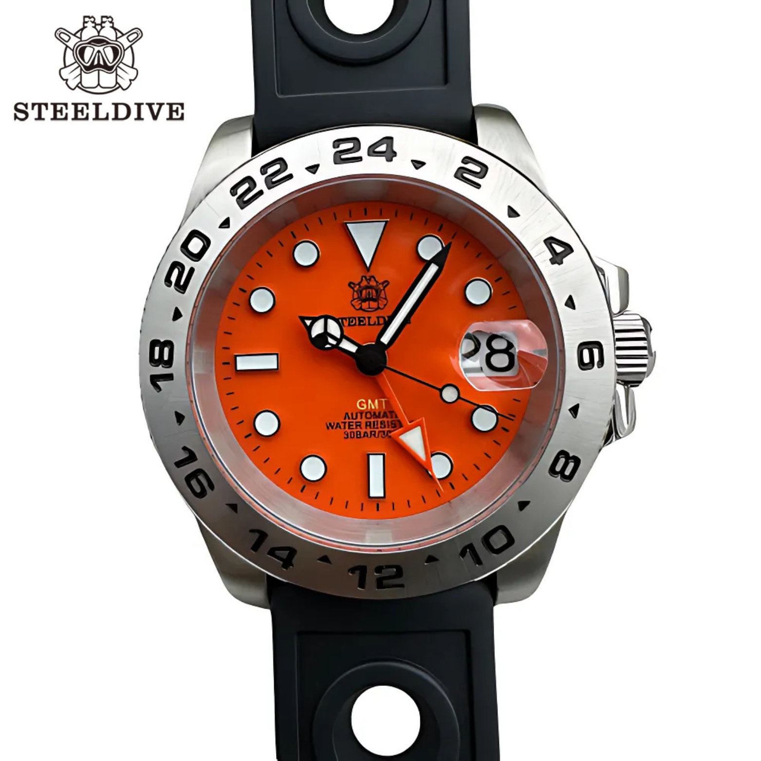 STEELDIVE SD1992 GMT Automatic Watch Durable Style | The Crew