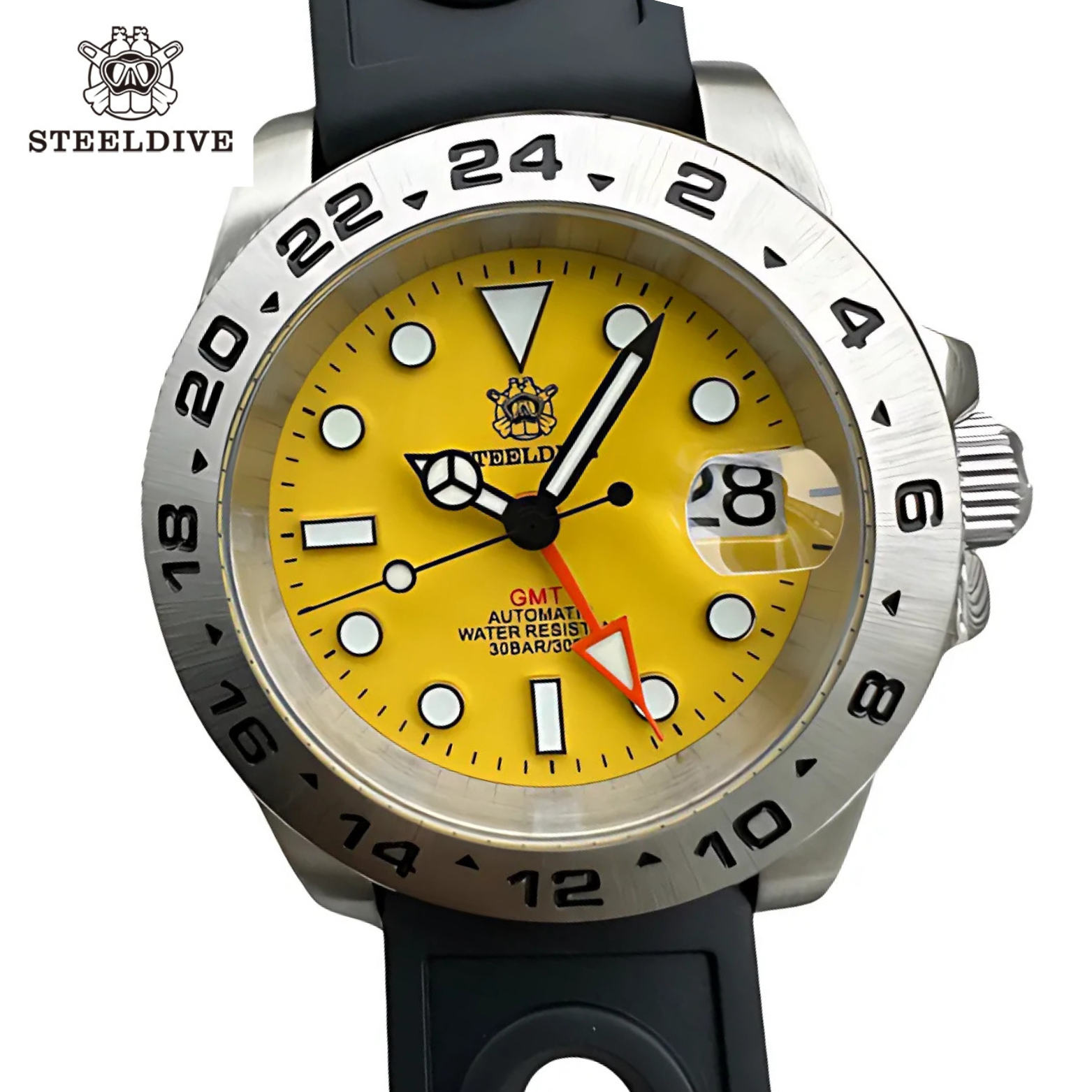 STEELDIVE SD1992 GMT Automatic Watch Durable Style | The Crew
