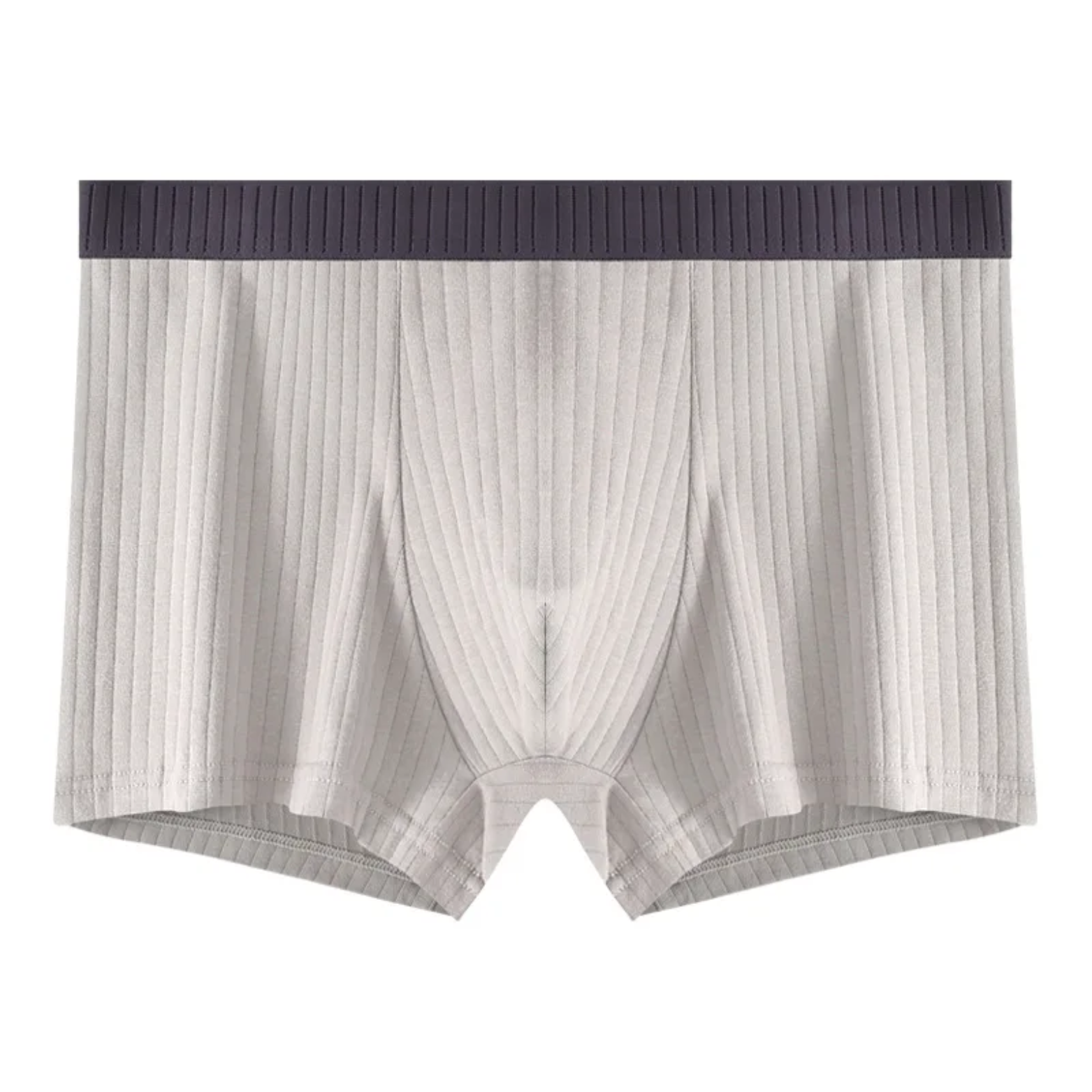 Men’s Cotton Thermal Boxers Beige Alternate View – The Crew