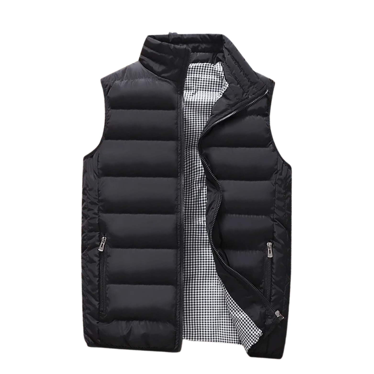 Black Men’s Warm Winter Vest Inner Lining – The Crew