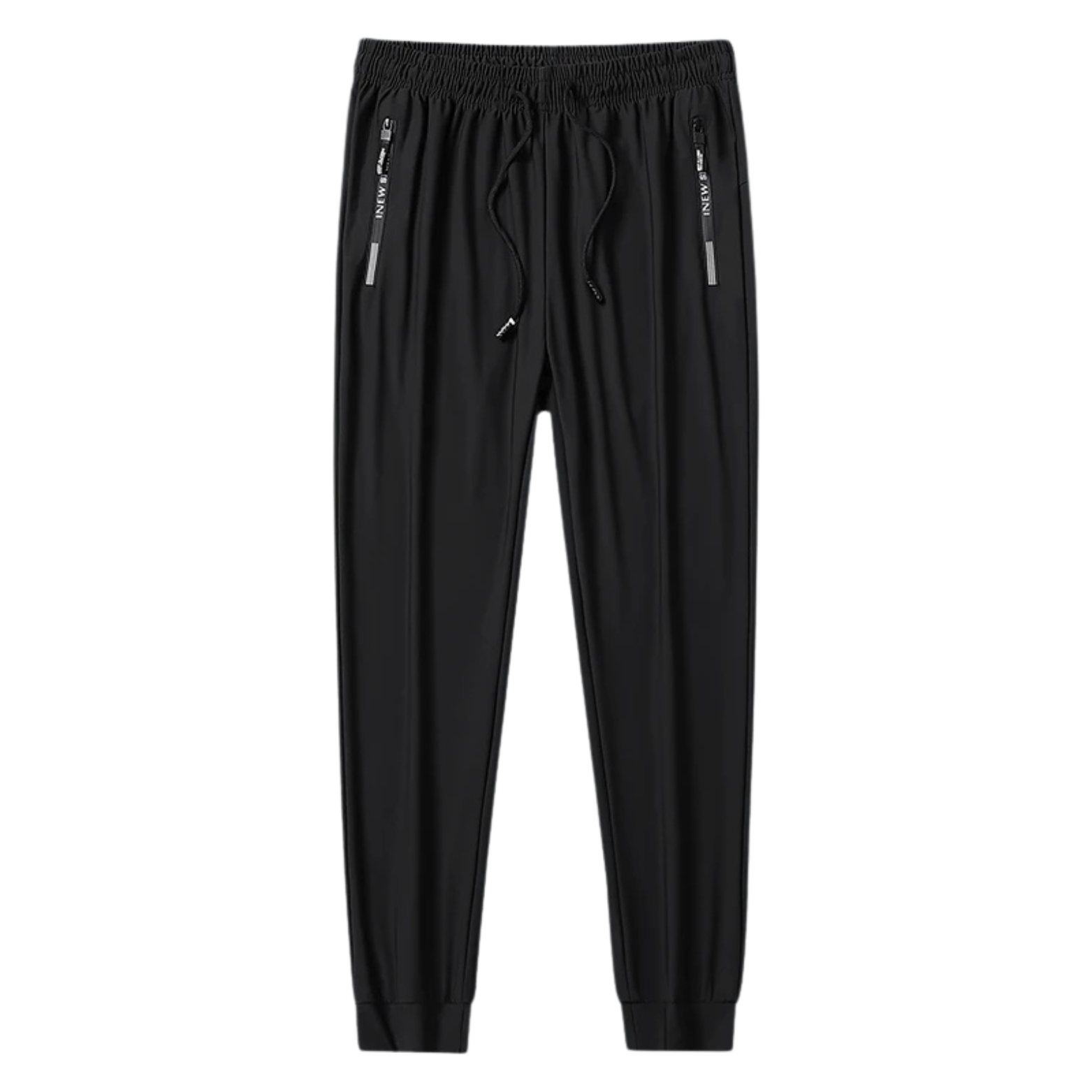 Men’s Summer Ice Silk Joggers Front View – The Crew