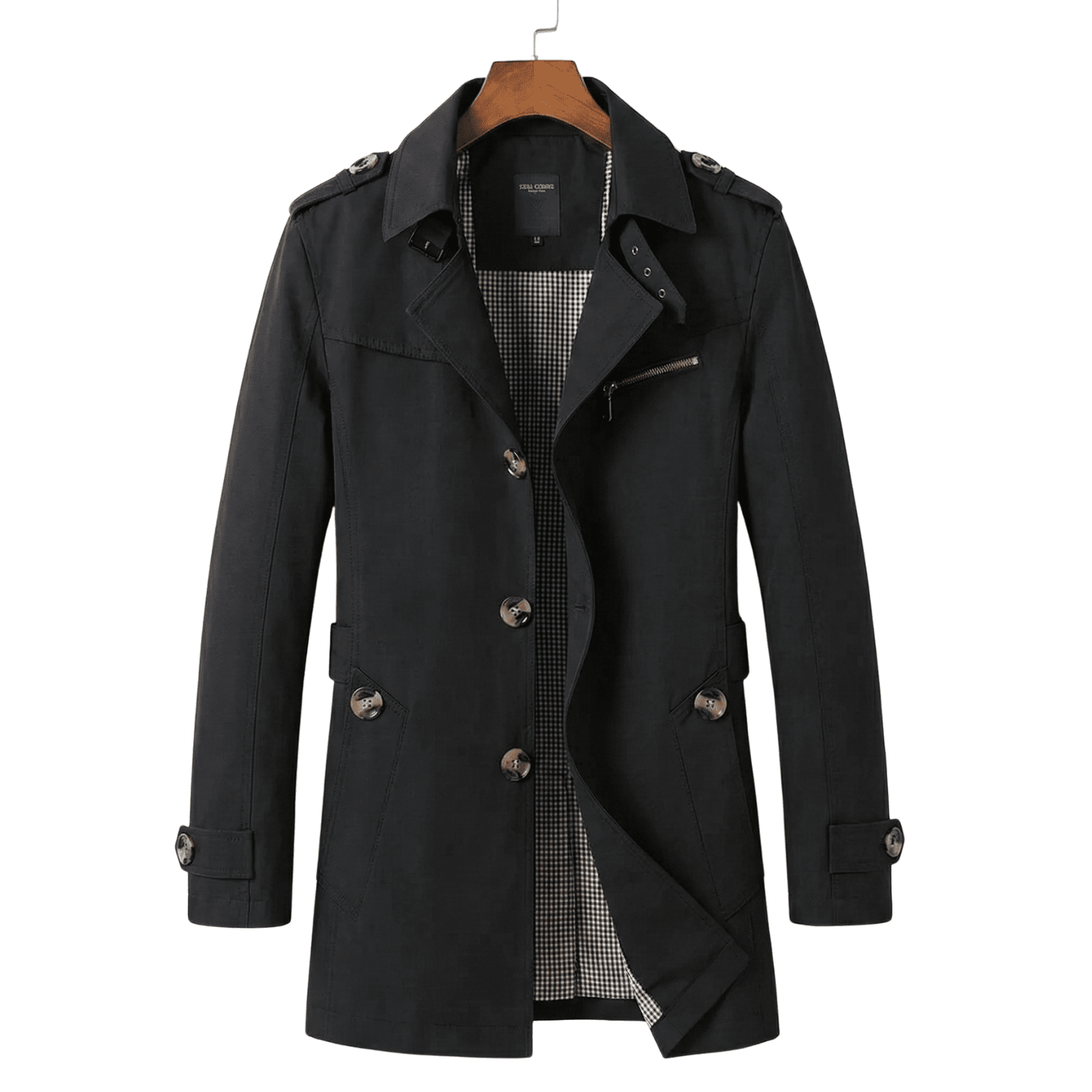 Men’s Classic Trench Coat – Timeless Business Outerwear - The Crew