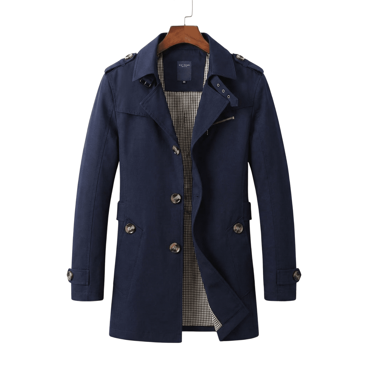 Men’s Classic Trench Coat – Timeless Business Outerwear - The Crew