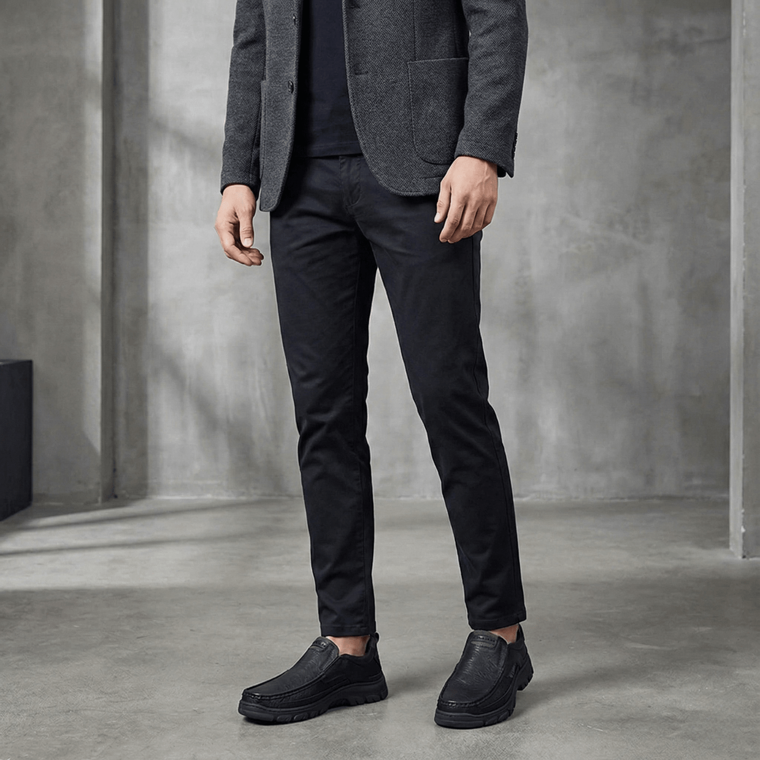 Men’s Slip - On Leather Loafers – Classic Casual Shoes - The Crew