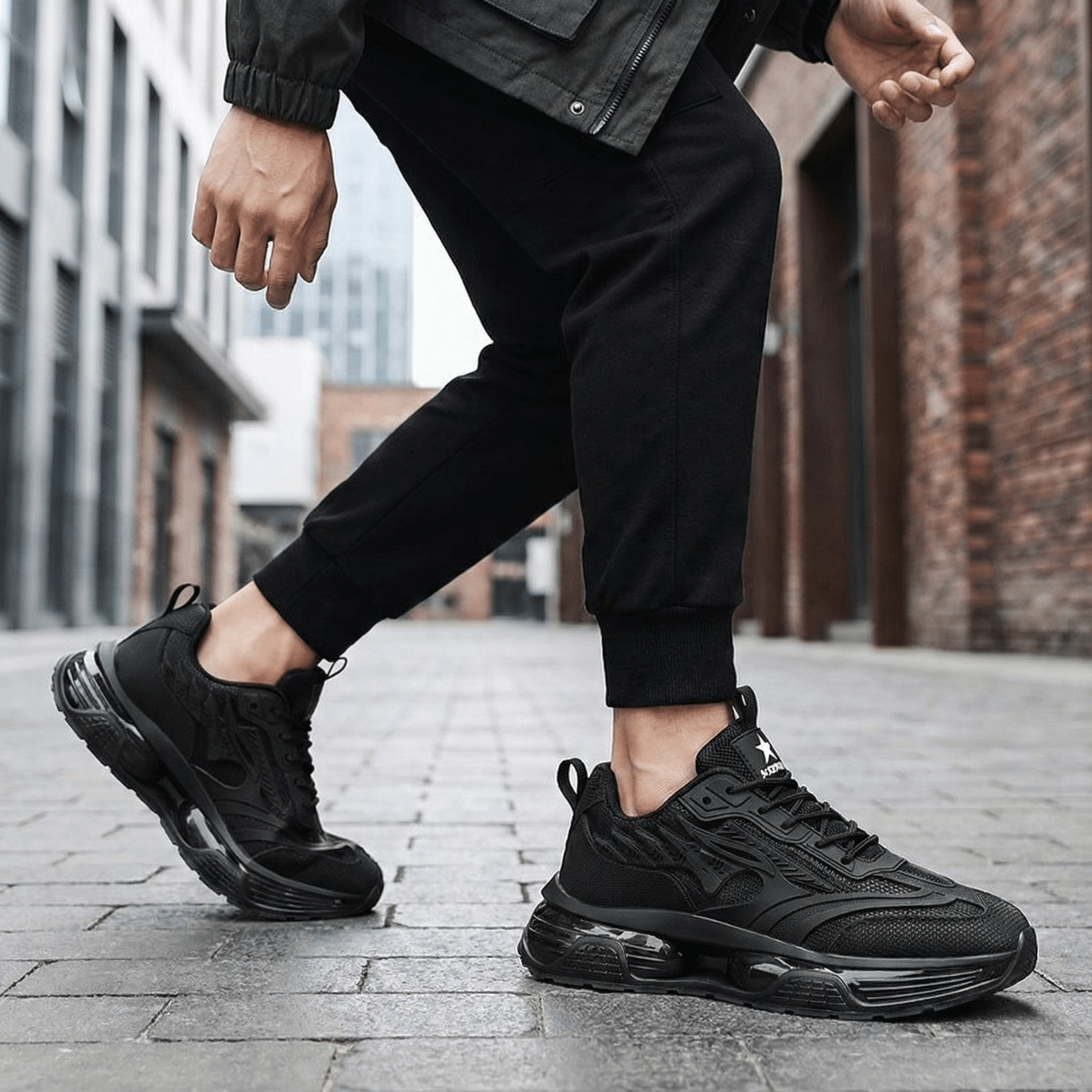 Men’s Air Cushion Running Sneakers – Lightweight Shoes - The Crew