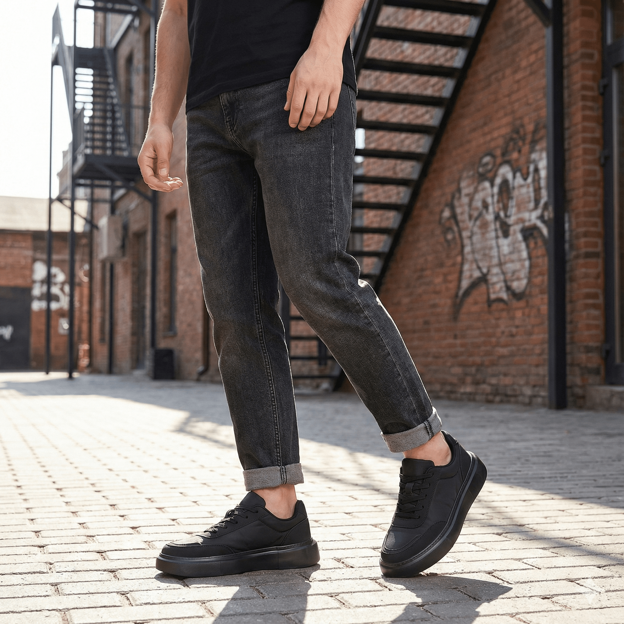 Men’s Rugged Outdoor Sneakers – Durable All - Terrain Shoes - The Crew