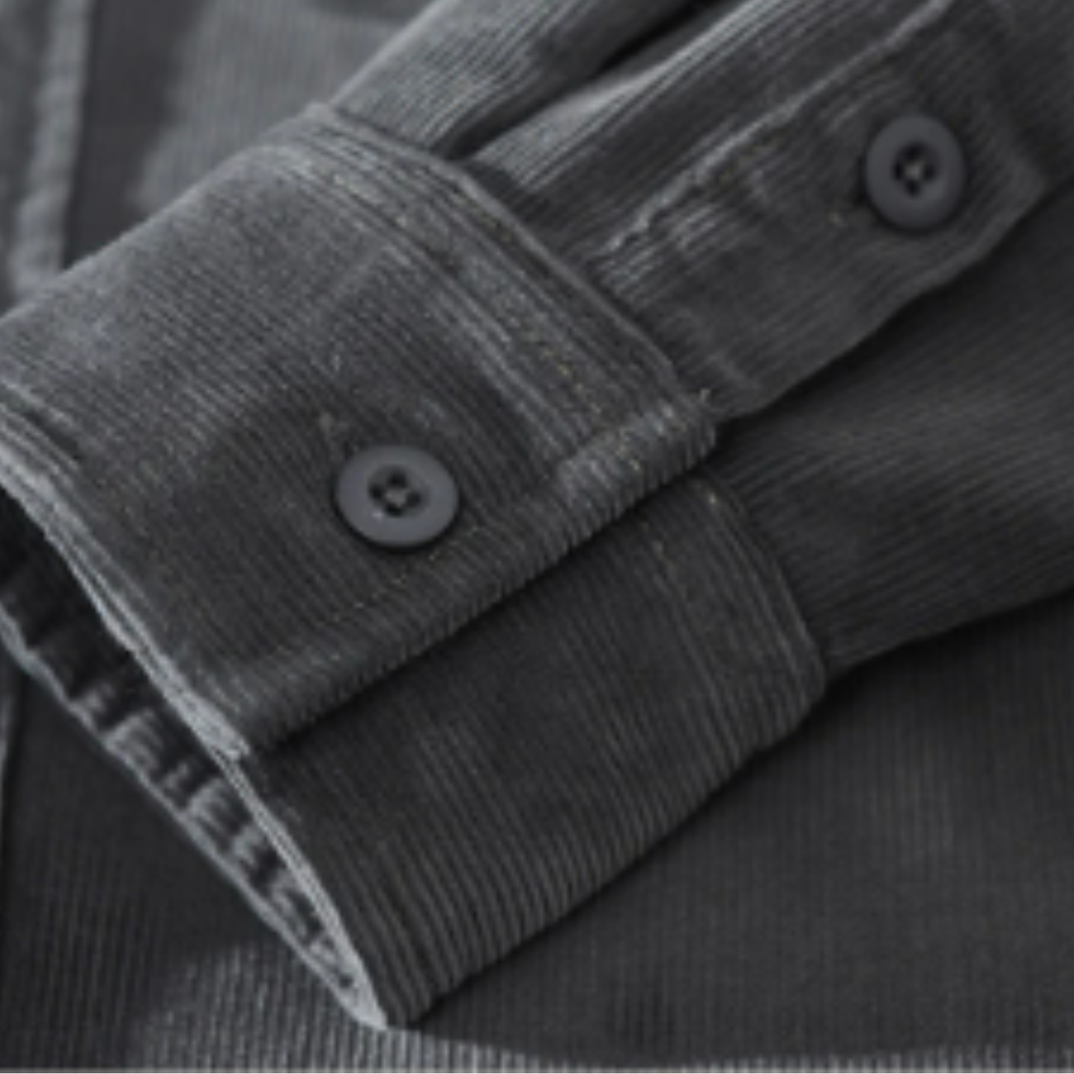 Fleece Cargo Overshirt Sleeve Detail – The Crew