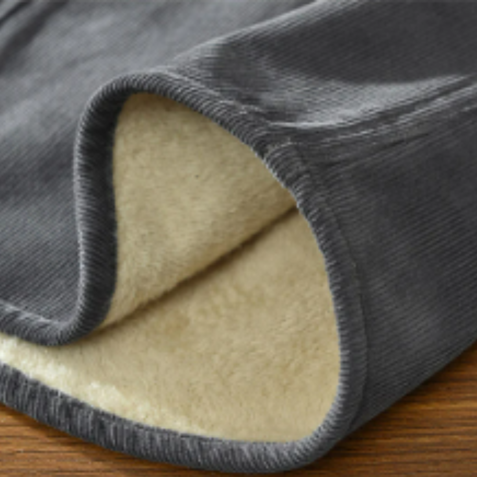 Men’s Fleece Cargo Overshirt Fabric Texture Close-Up – The Crew