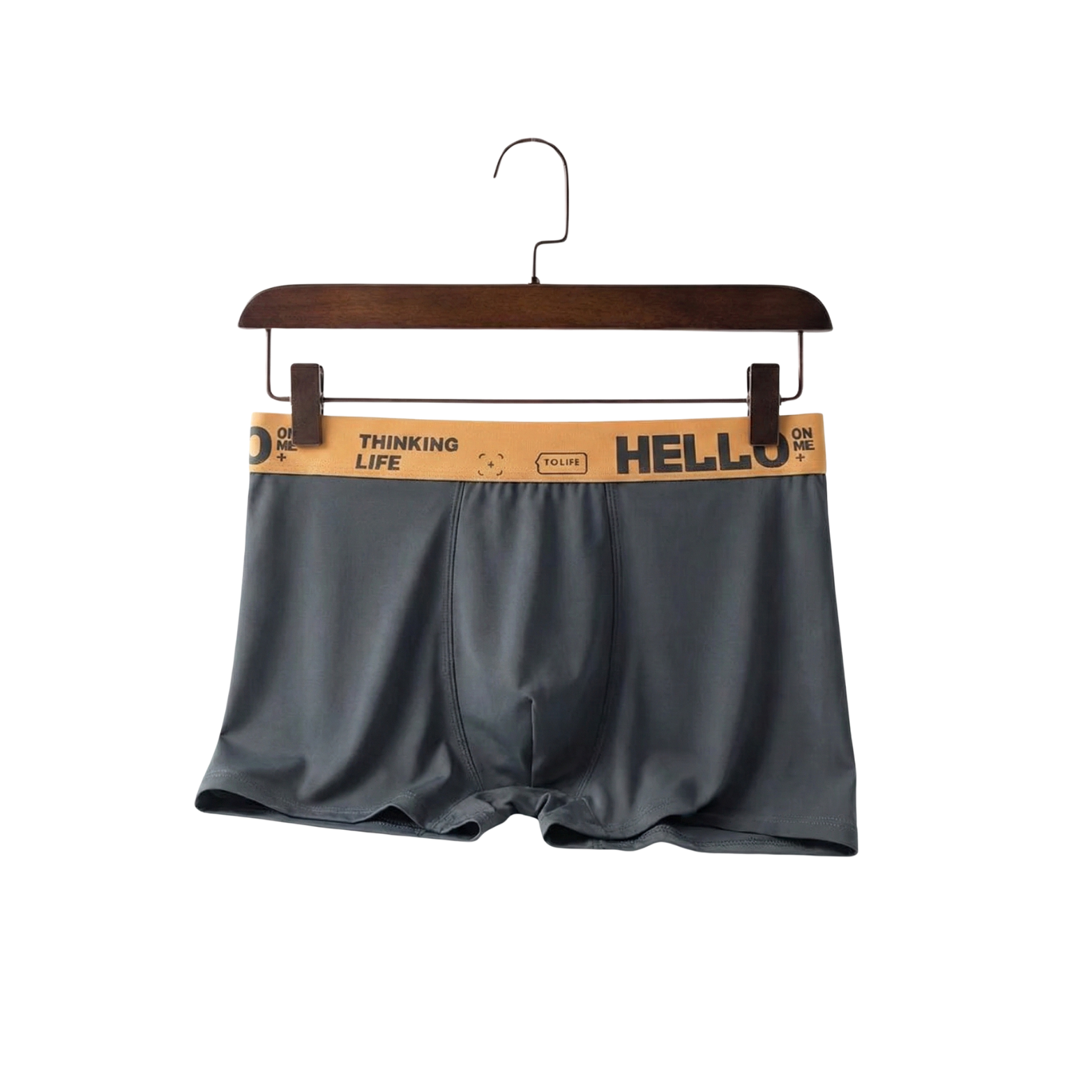 Men Gray Boxer – The Crew