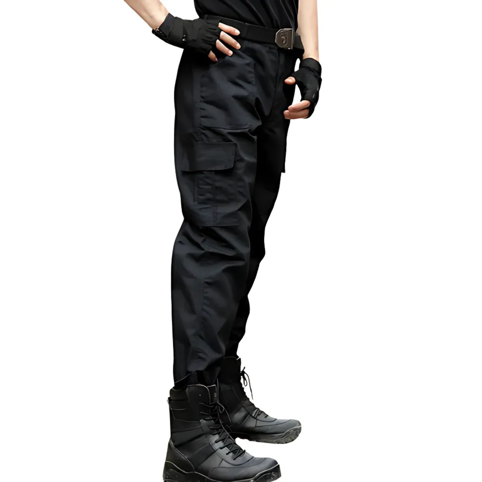 Men wearing black cargo pants outdoor – The Crew