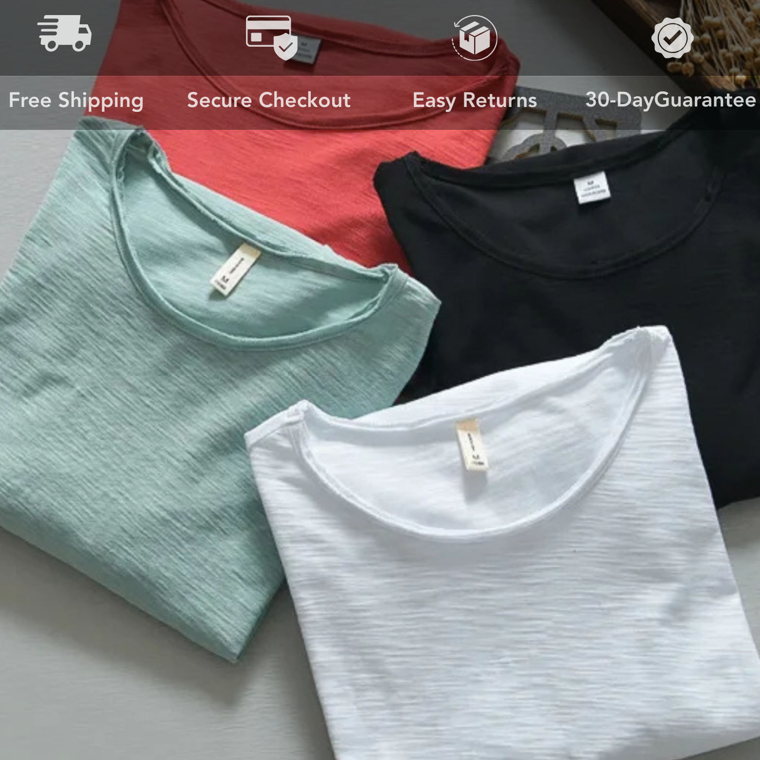 Stacked casual long sleeve T-shirts – The Crew