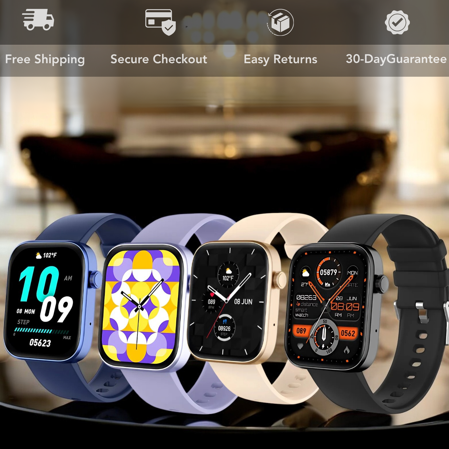 COLMI P71 Smartwatch Lifestyle Desk Display – The Crew