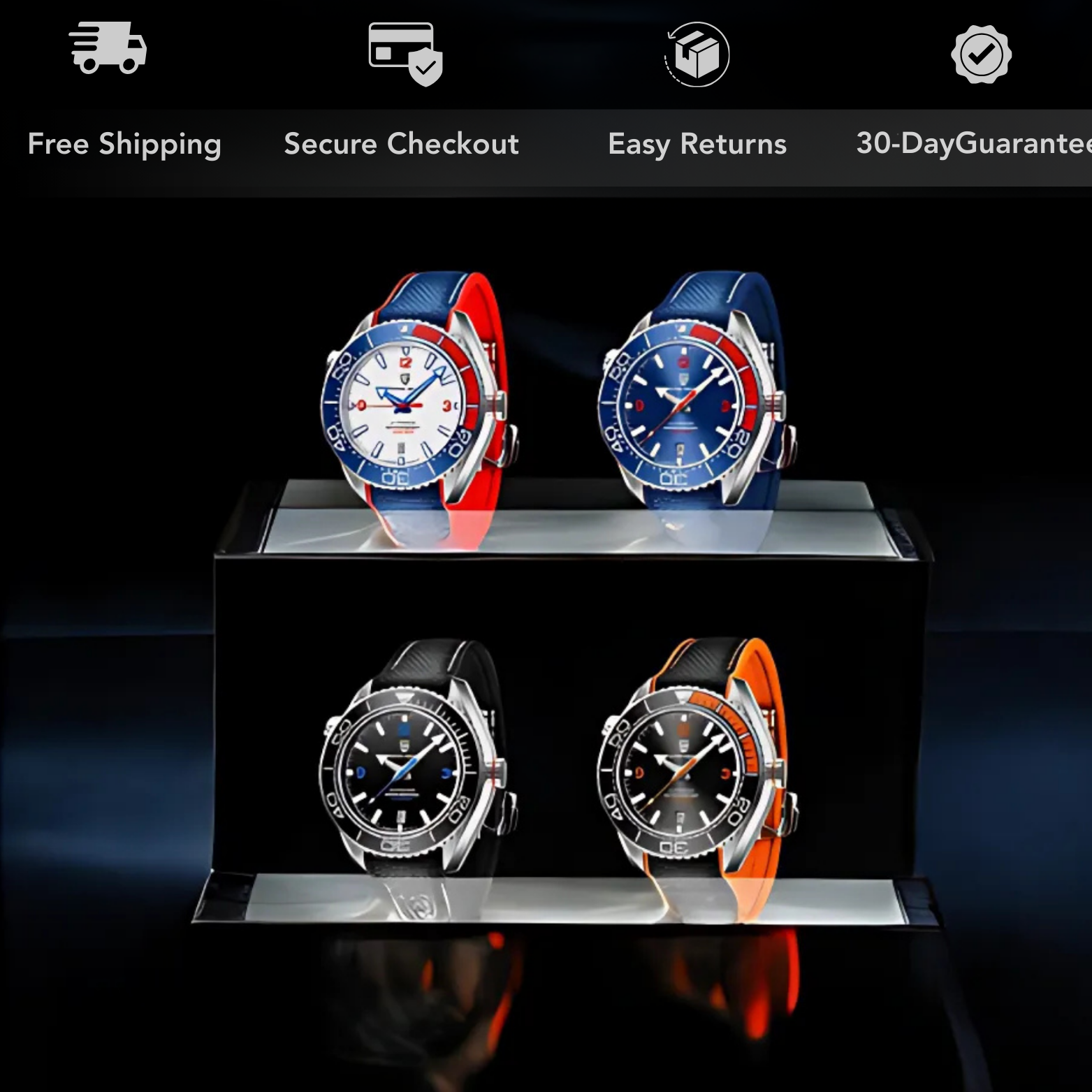 PAGANI Automatic Watch Color Options Collection – The Crew