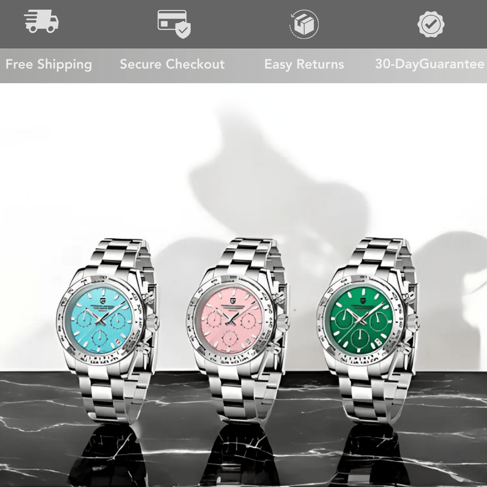 PAGANI DESIGN VK63 Chronograph Watch – Men’s Racing Style - The Crew