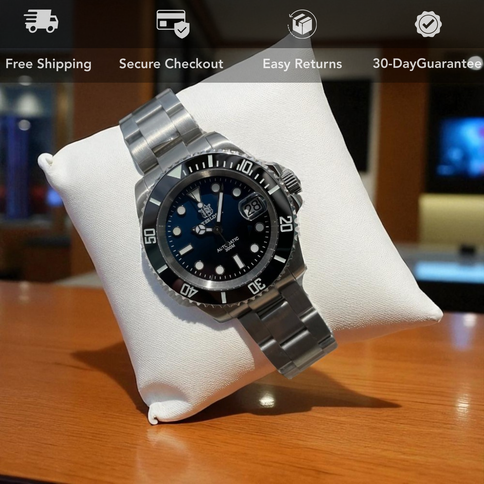 STEELDIVE SD1953 diver watch display – The Crew