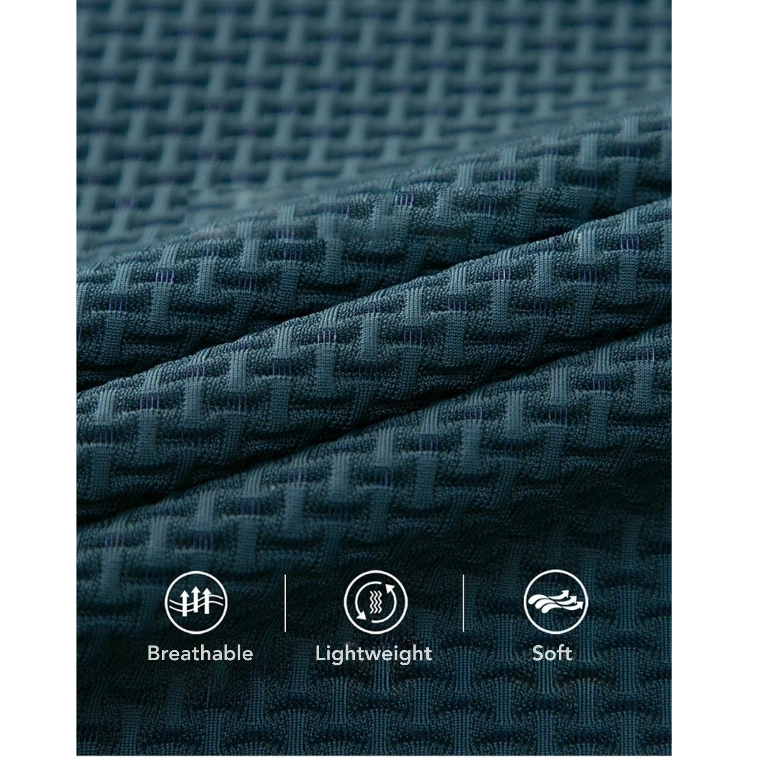Moisture wicking fabric texture close-up polo – The Crew