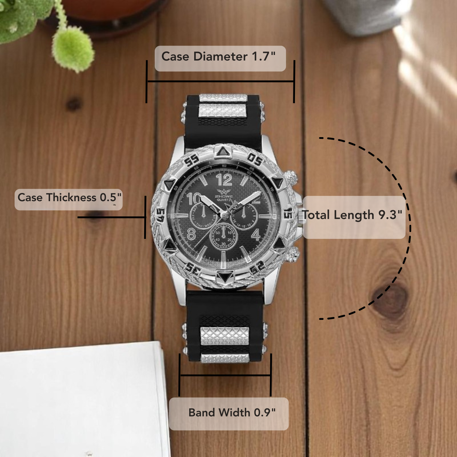 HZM012 Silicone Casual Sport Watch Product Features – The Crew