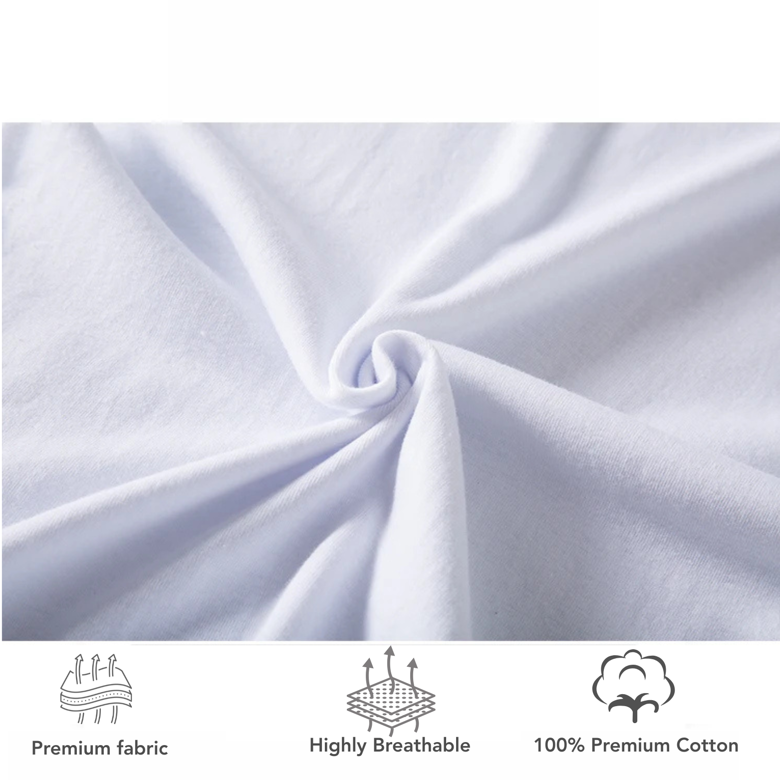 Breathable cotton fabric texture close-up tank top – The Crew