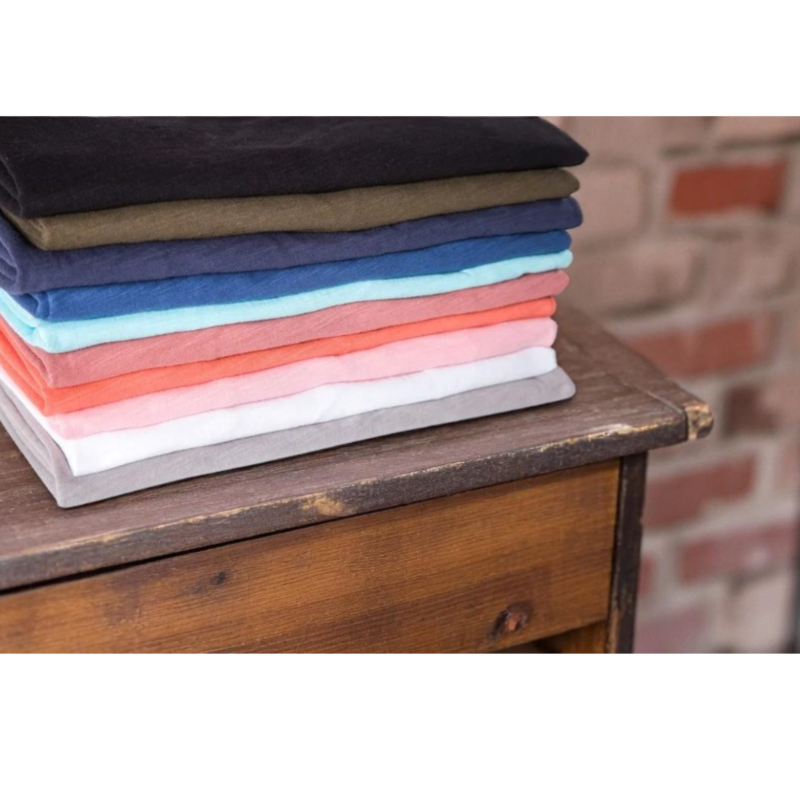 Stacked breathable cotton T-shirts Variants – The Crew