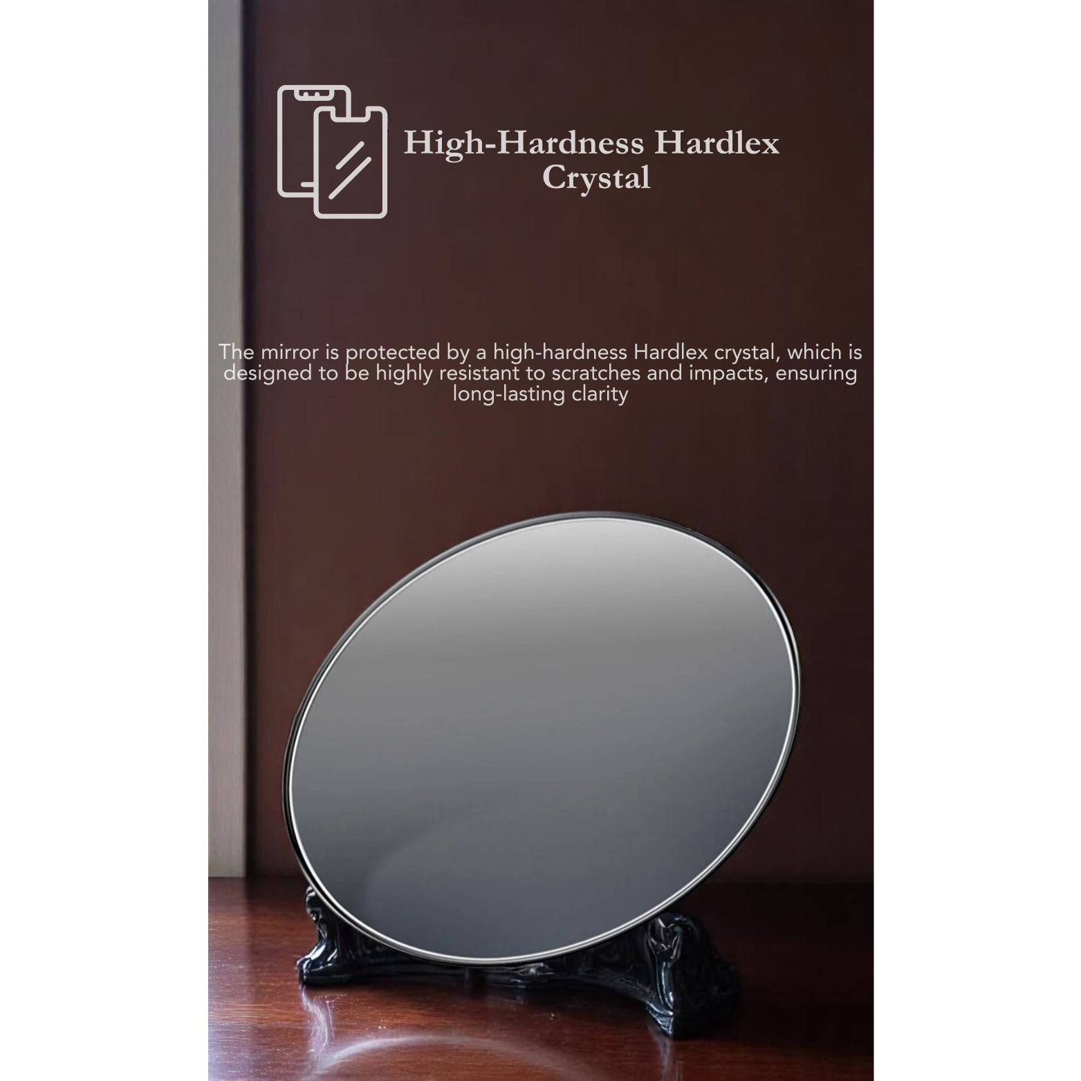 POEDAGAR 866-G Square Chronograph Sapphire Glass Close Up – The Crew