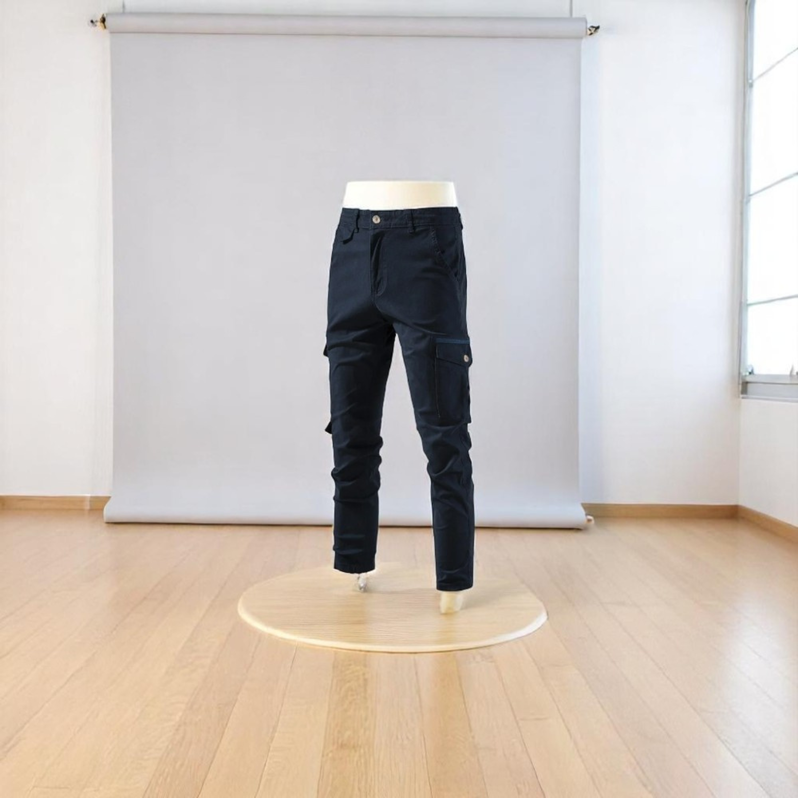 Men’s Cargo Pants On Mannequin Display – The Crew