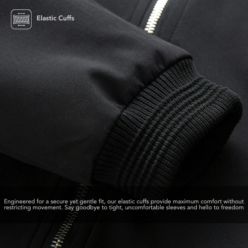 Ribbed Cuff Detail Men’s Bomber Jacket – The Crew