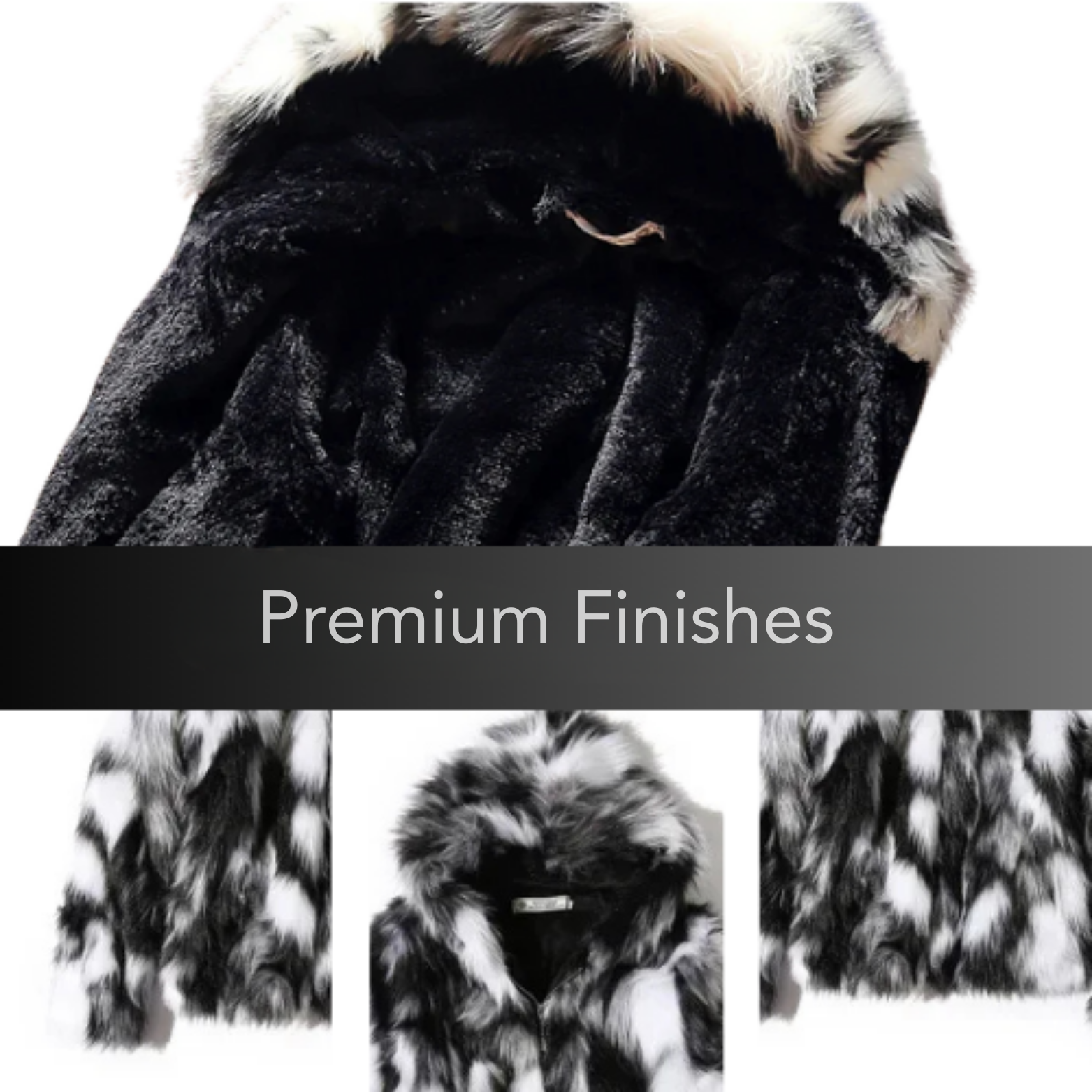 Faux fur texture close-up premium finish – The Crew