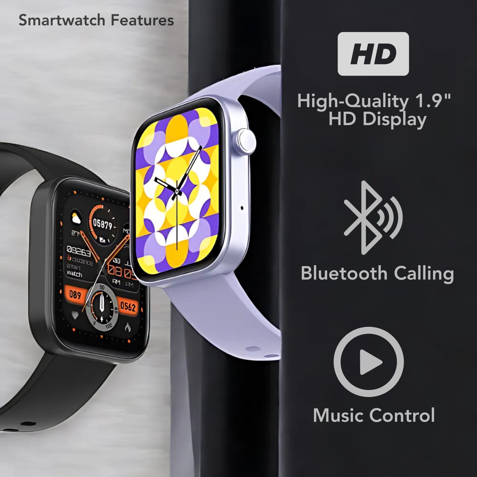 COLMI P71 Smartwatch HD Touchscreen Display Close Up – The Crew