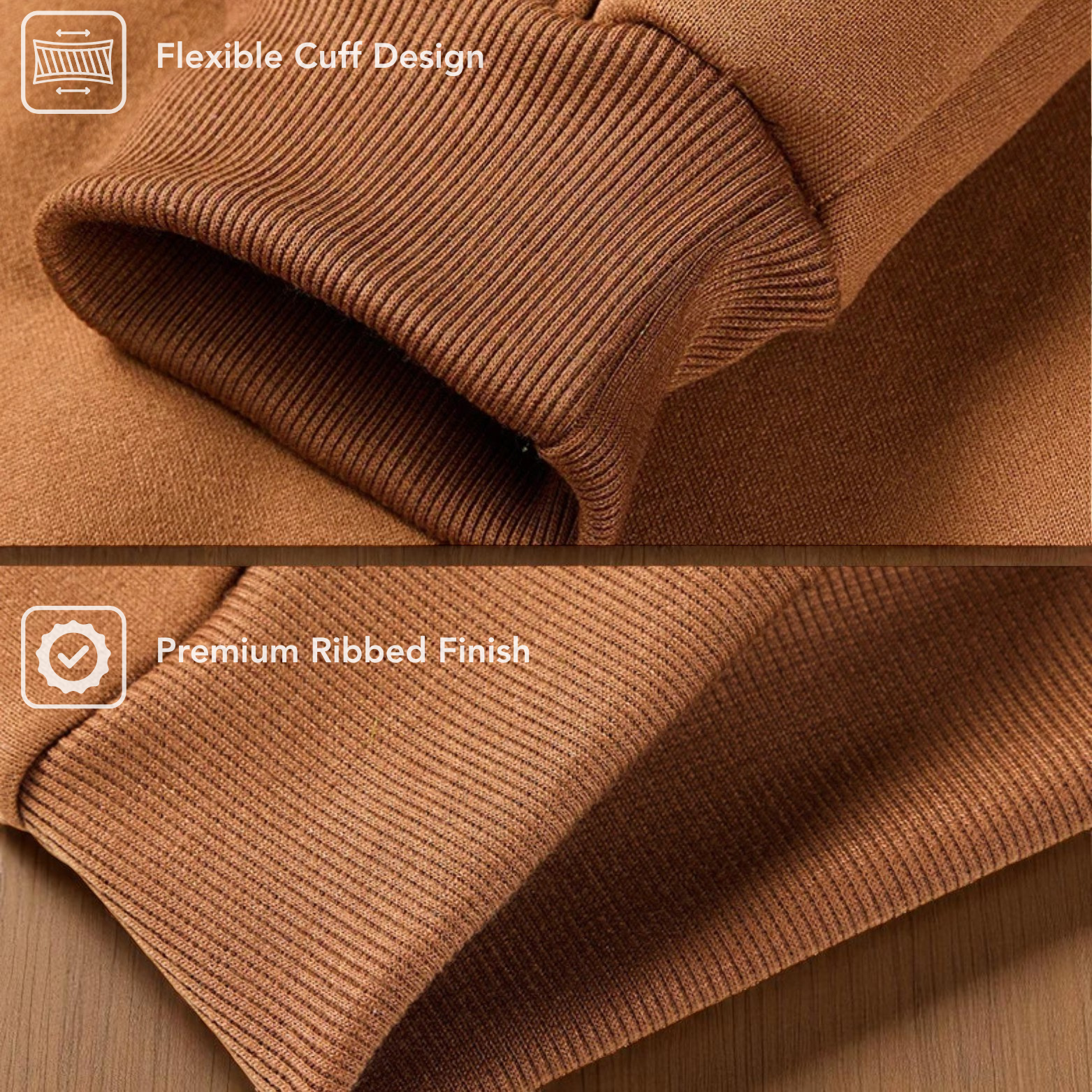 Black Men’s Oversized Cotton Sweatshirt Details – The Crew