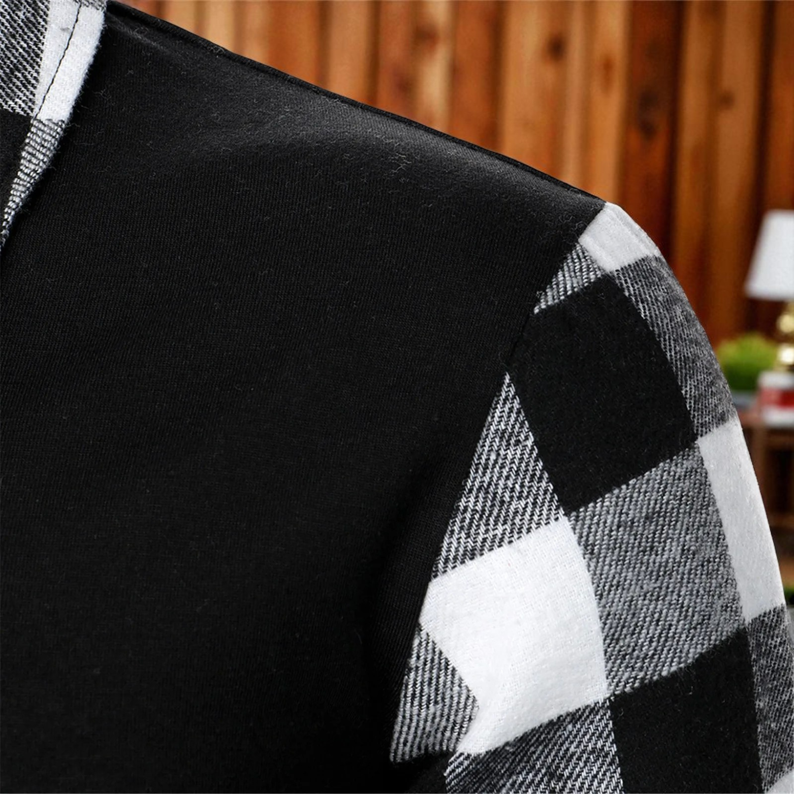 Men slim pullover shirt shoulder fit detail – The Crew