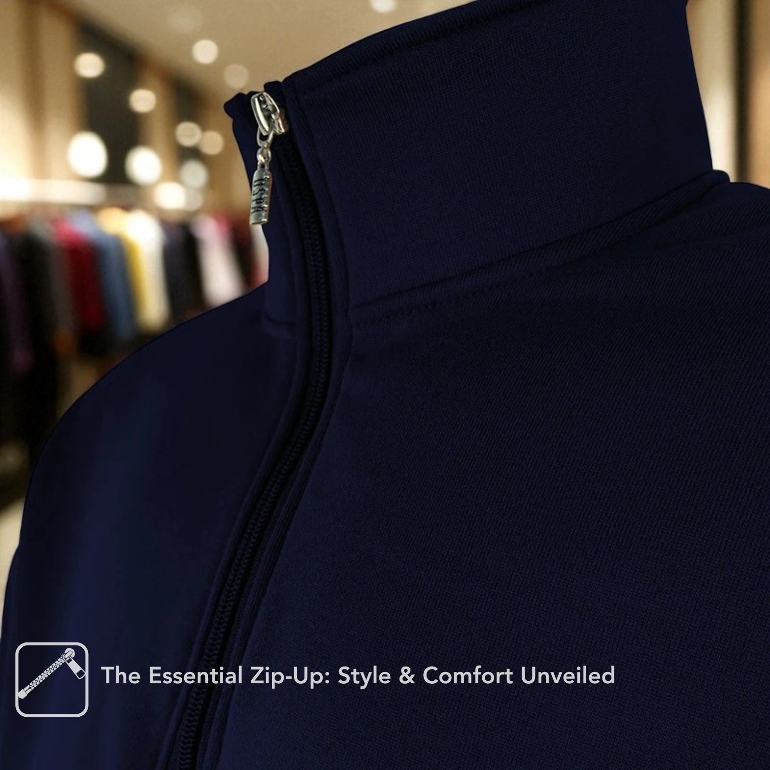 Black Men’s Mock Neck Quarter Zip Pullover – The Crew