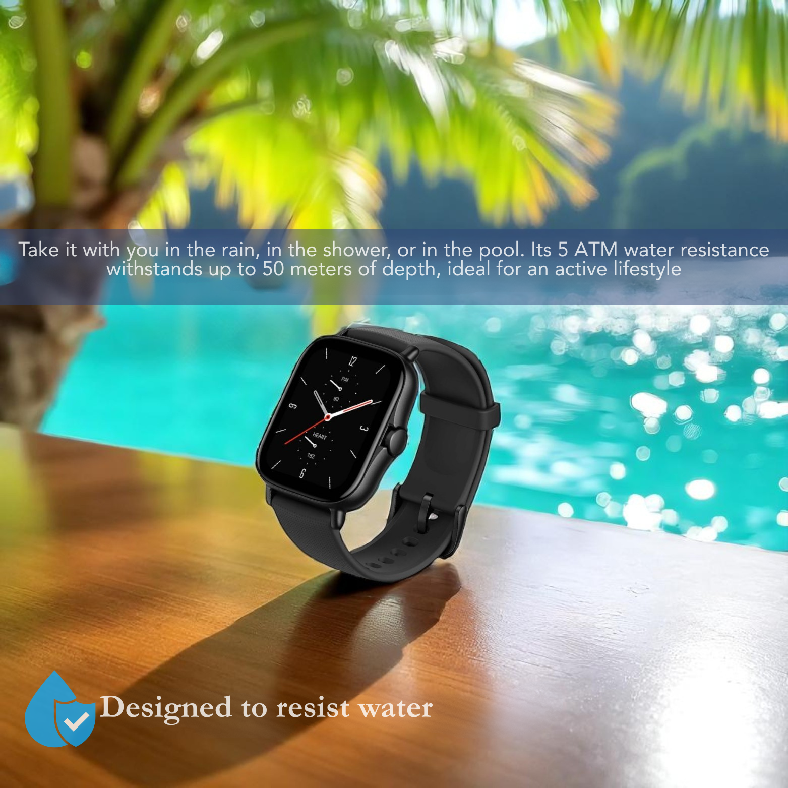 Amazfit GTS 2 Waterproof Smartwatch Outdoor Use – The Crew