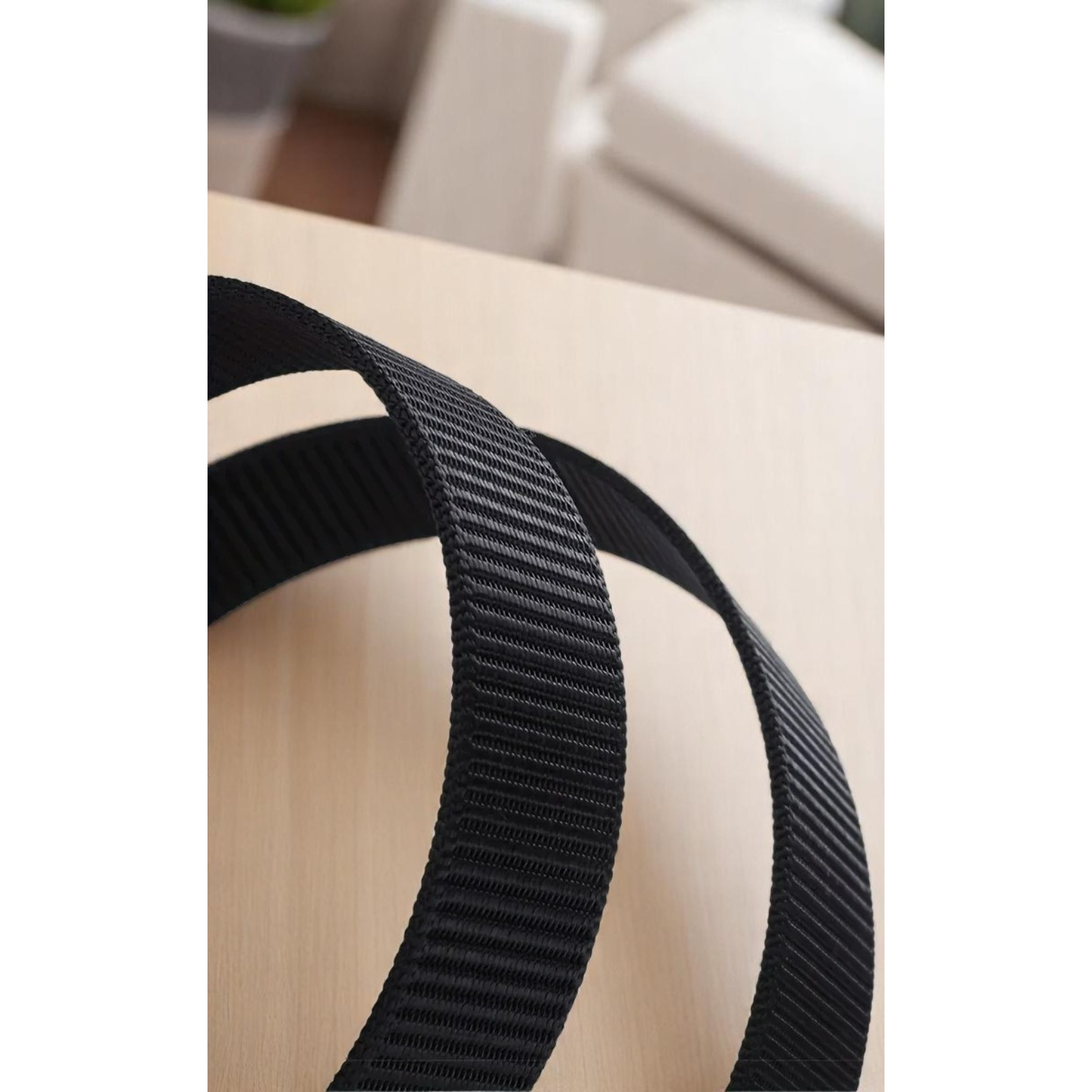 Men’s Tactical Belt Rolled Canvas Texture – The Crew