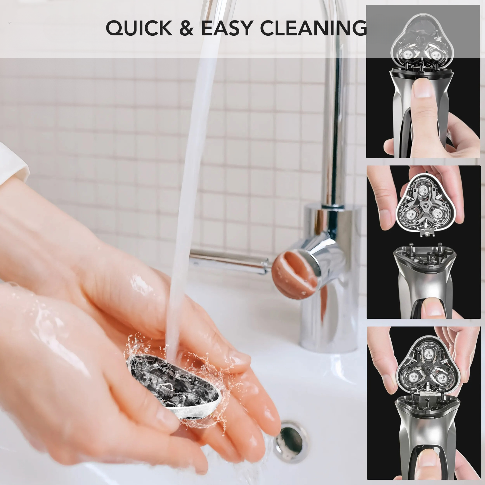 ENCHEN 3D Shaver Bathroom Lifestyle – The Crew