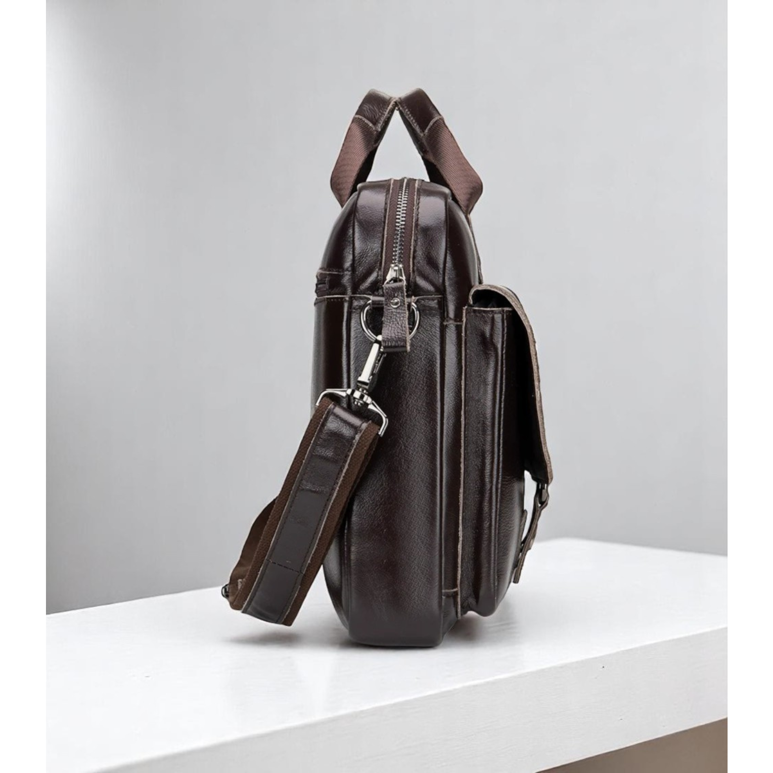 Men's Dominion Executive Premium Leather Briefcase