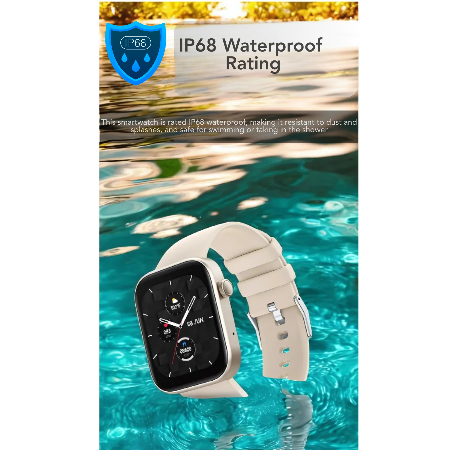 COLMI P71 Smartwatch Pool Waterproof Use – The Crew