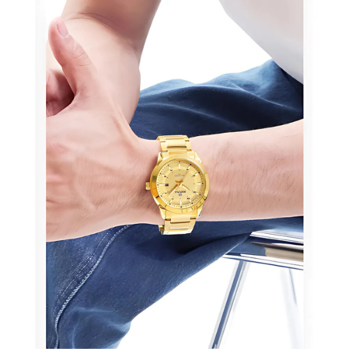 NAVIFORCE NF8029 Gold Dial Casual Wrist – The Crew