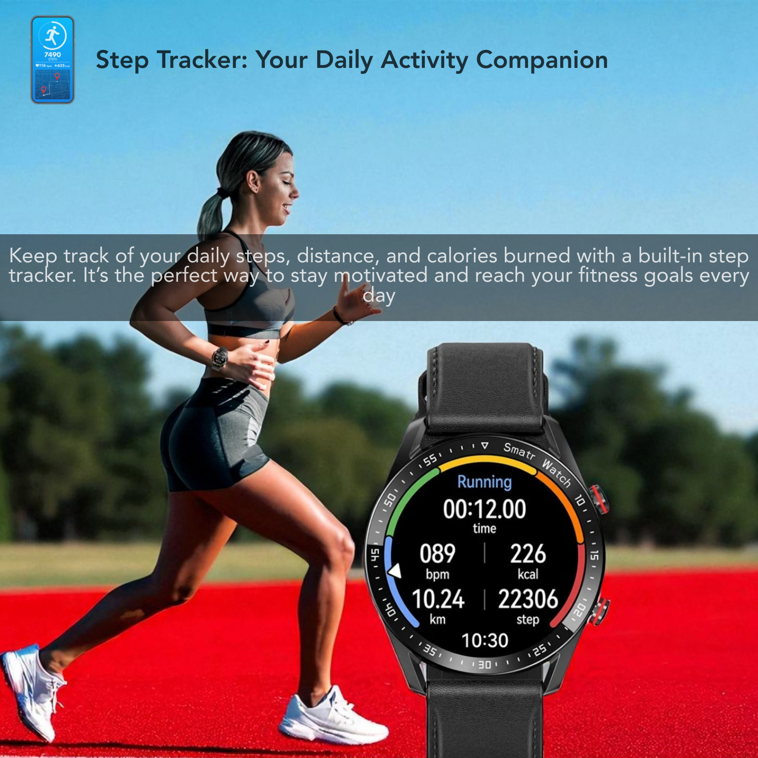 ECG Smartwatch Multisport Tracking Display – The Crew