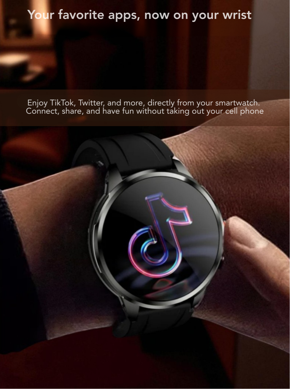 5G Smartwatch Lifestyle Shot – The Crew