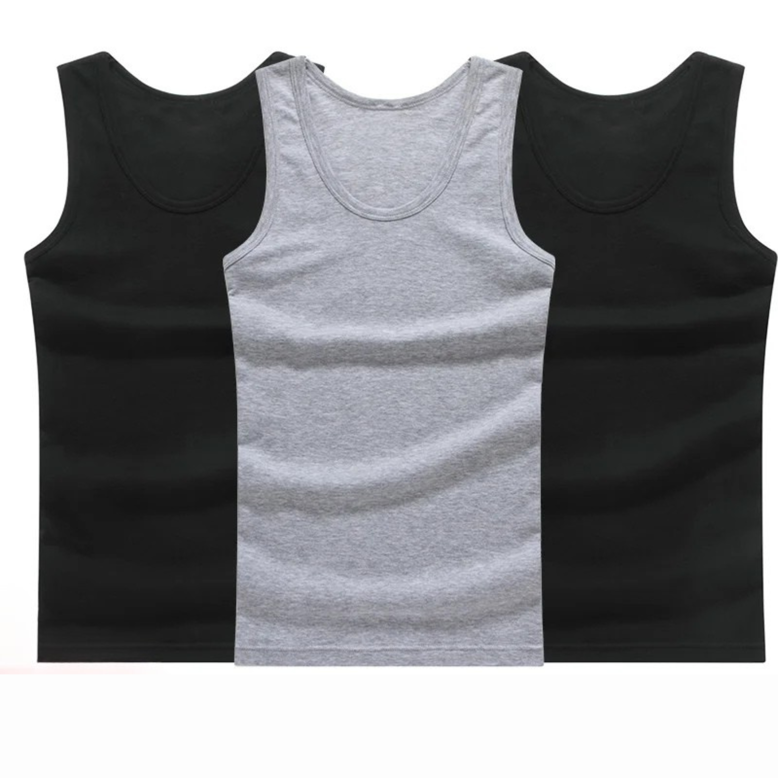 Men’s Cotton Sleeveless T-Shirt – Comfortable & Breathable – The Crew