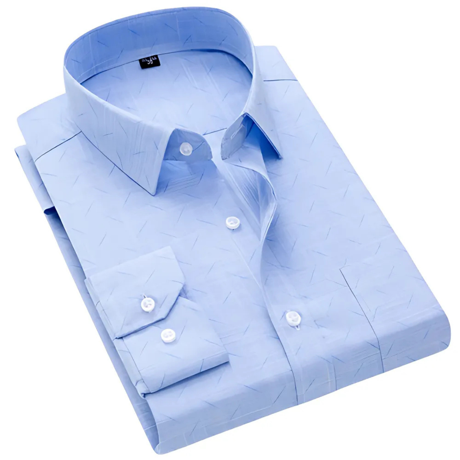 Lavender cotton dress shirt folded – The Crew