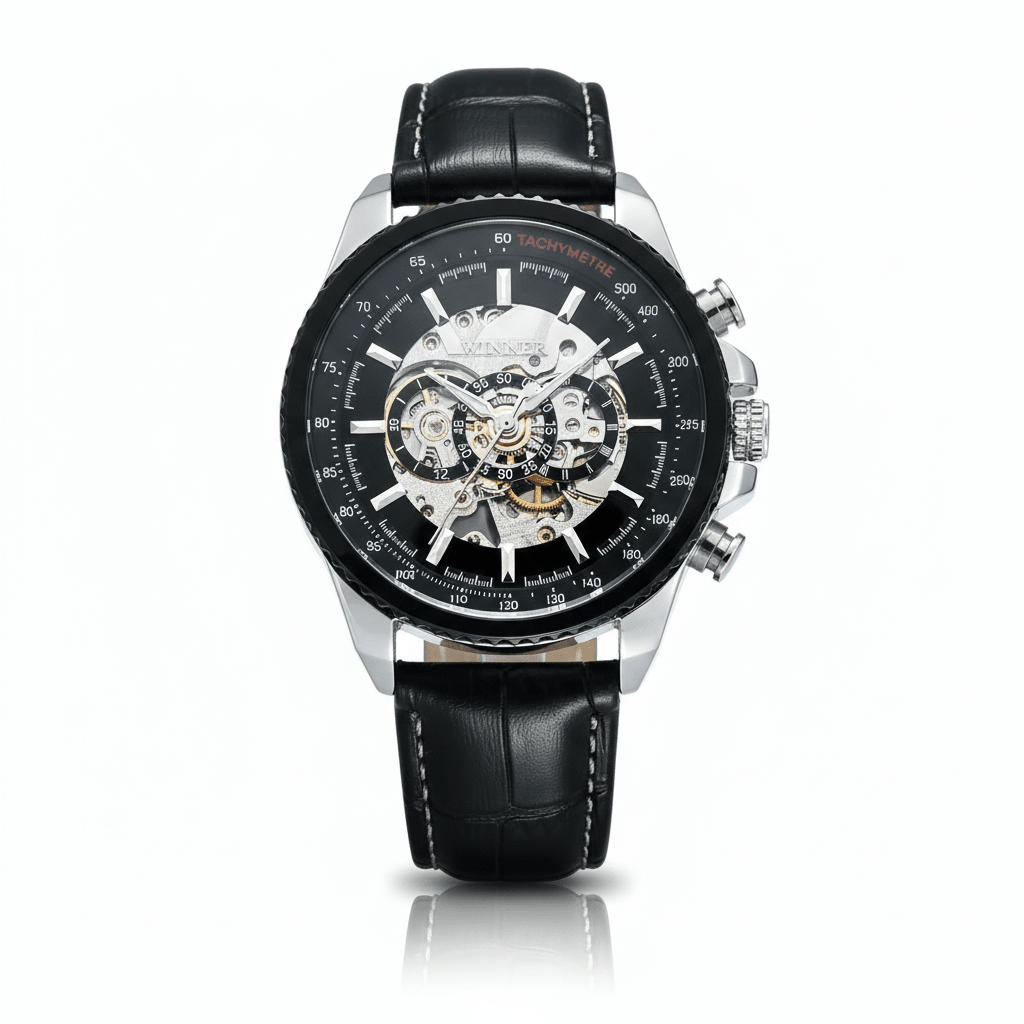 Winner Military Skeleton Automatic Watch for Men - The Crew