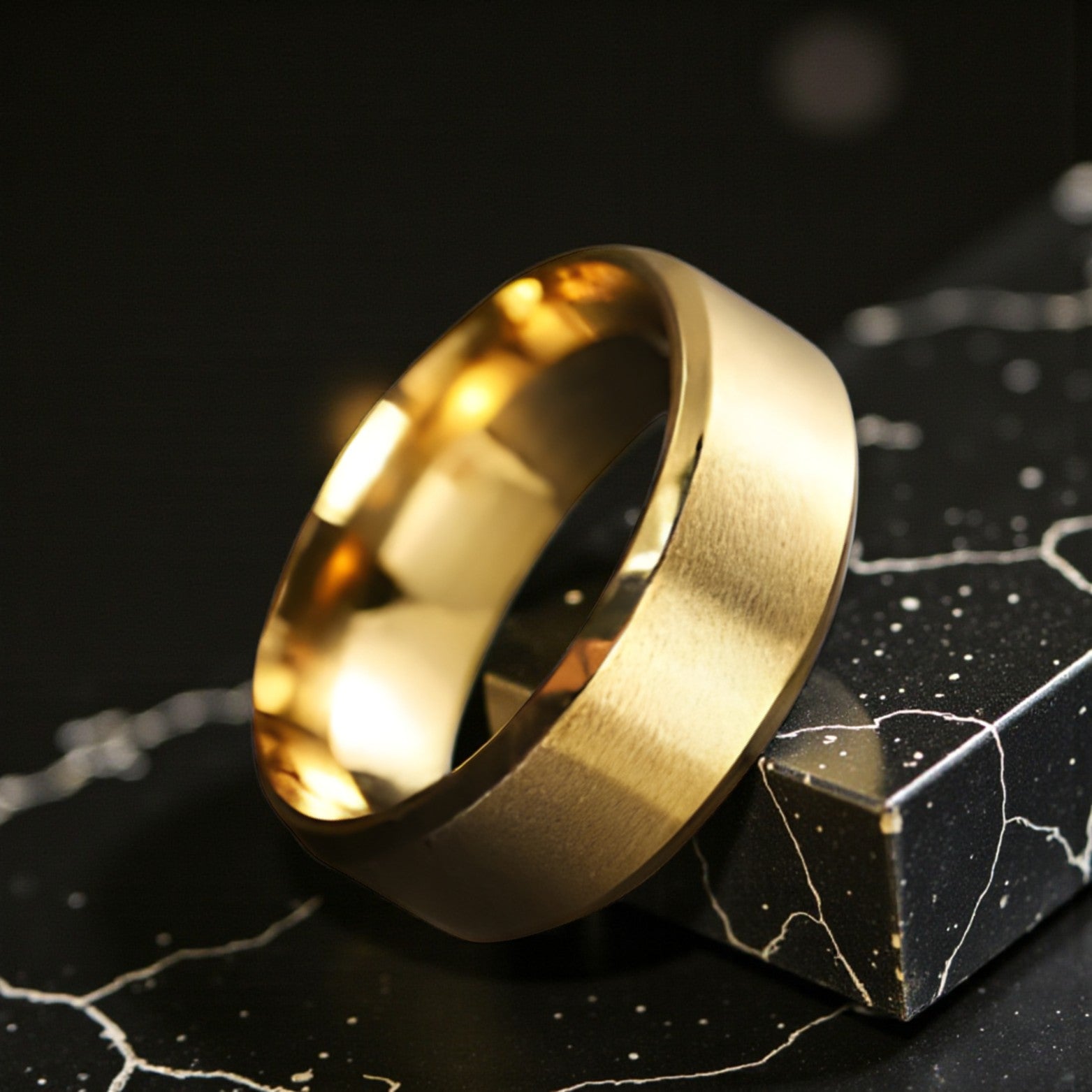 Men’s Stainless Steel Wedding Ring - The Crew