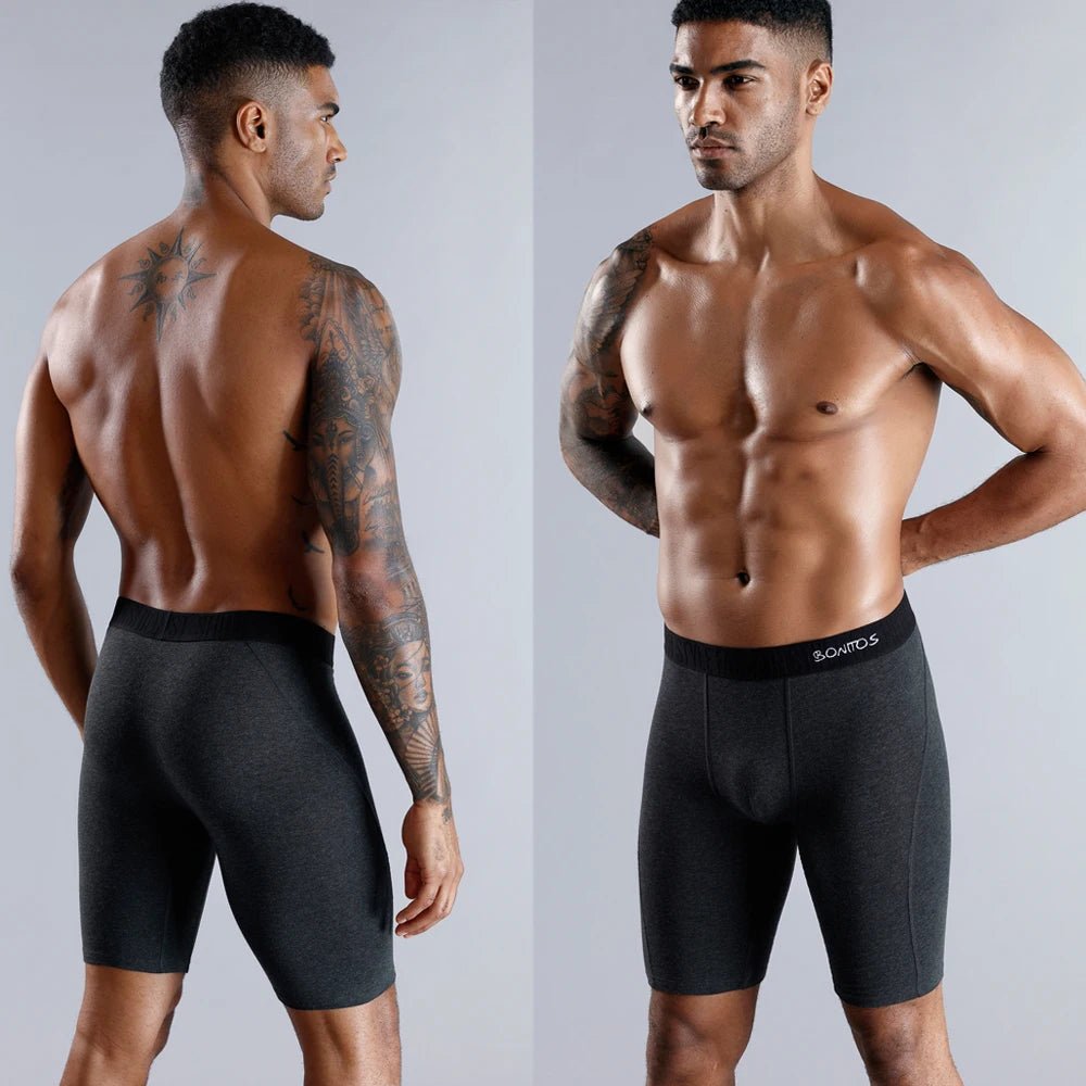 Men’s Premium Long Boxers 3 - Pack – Comfortable Fit - The Crew