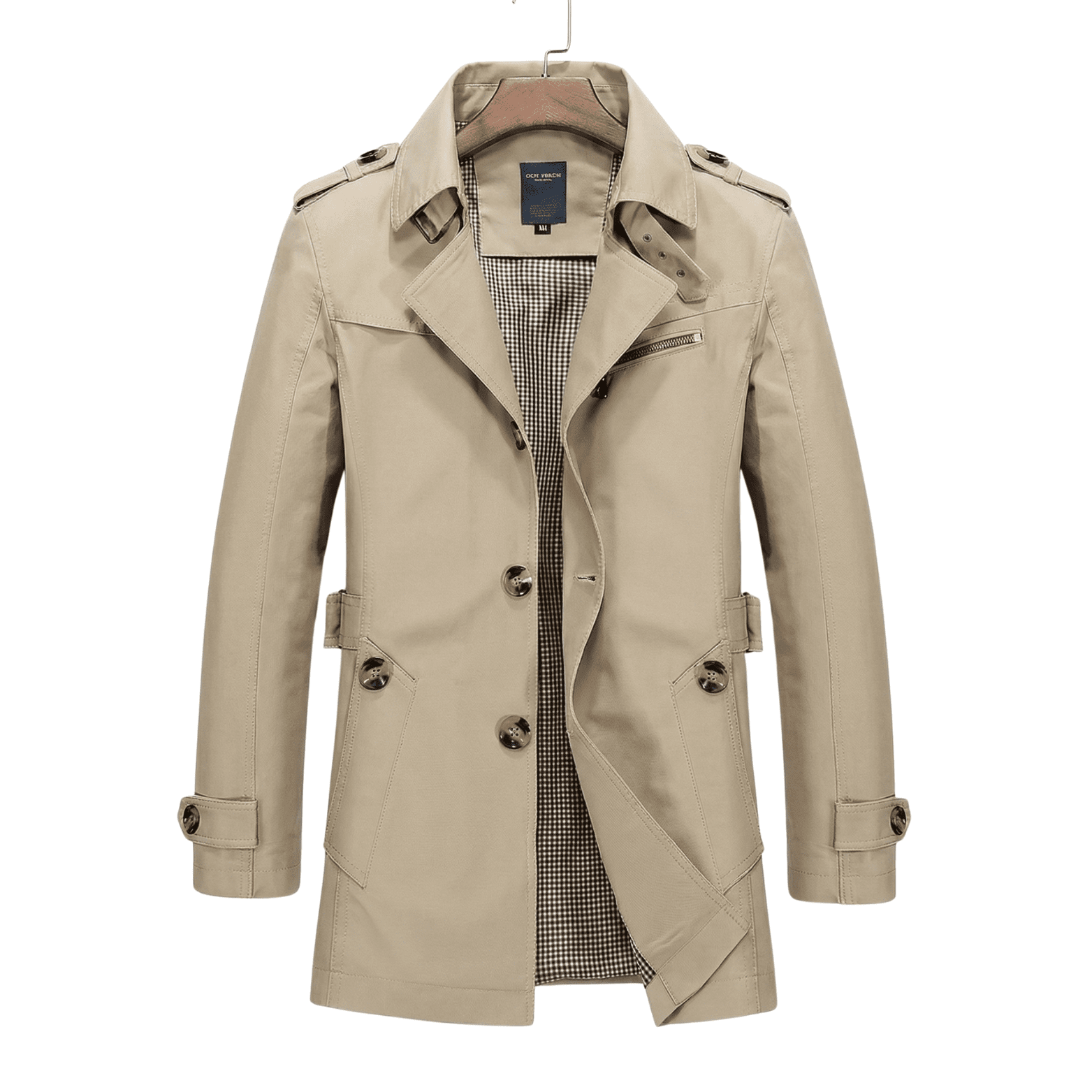 Men’s Classic Trench Coat – Timeless Business Outerwear - The Crew