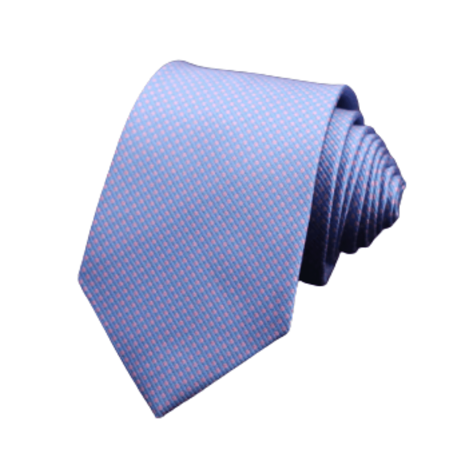 Men’s Floral & Polka Dot Necktie Set Blue Red Yellow - The Crew